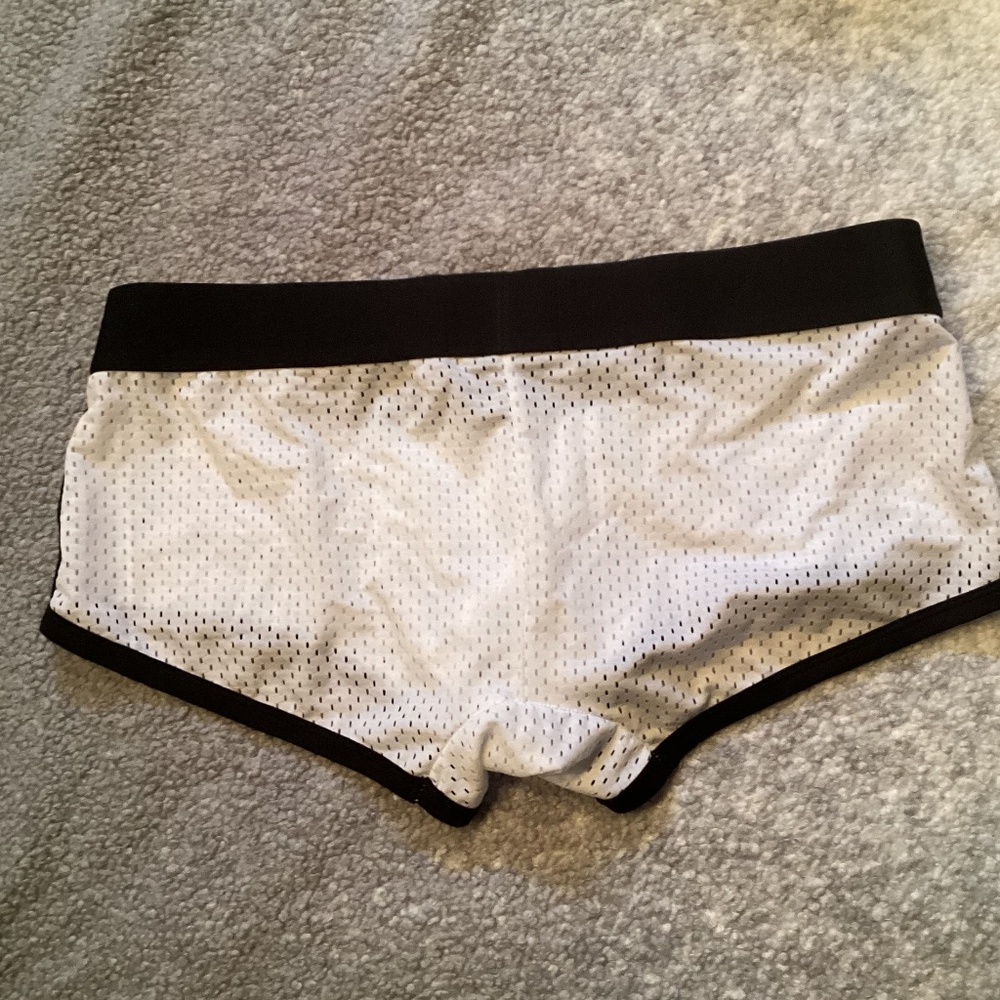 Jockmail, white trunk, mesh and silky material - Picture 5 of 5
